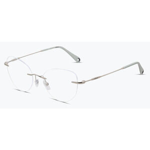 YOJI YUA 35-002222 SILVER EYEGLASSES SUNGLASSES FRAME 51-18-145